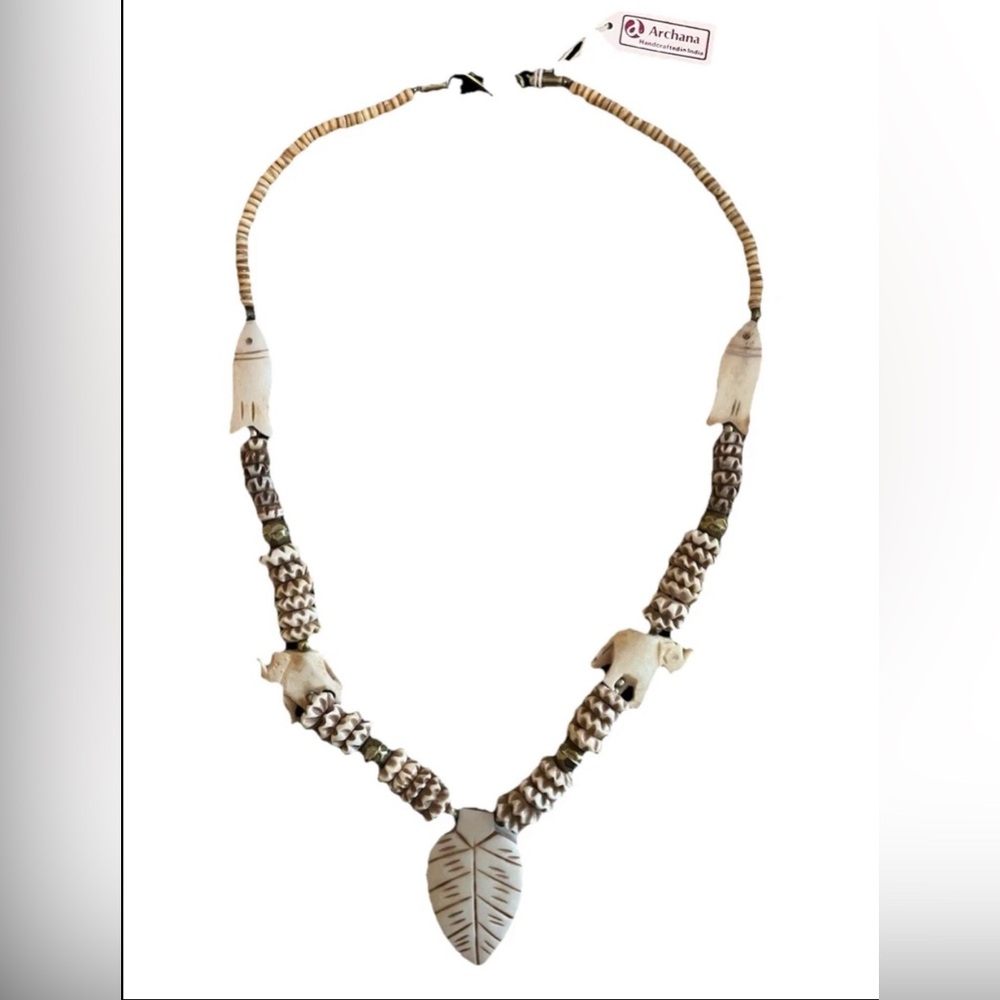 Handcarved Jewelry Set  Made In India